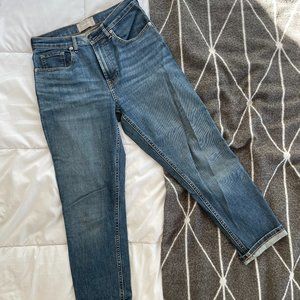 Everlane Original Cheeky Jean - Size 28, Mid-Blue Wash